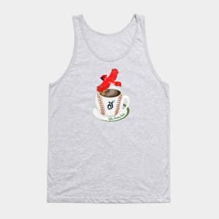 Coffee Breaking Ball! Cardinal with S! Tank Top